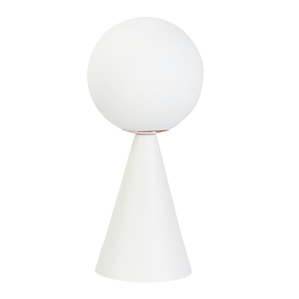 Bílá stolní lampa Masivworks Cone