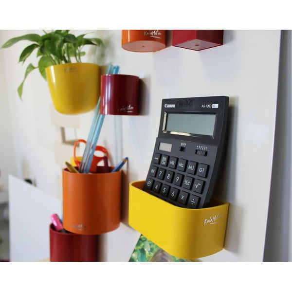 Magnetický květináč Truhlík 23x9x12 cm, bílý-image-1