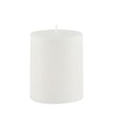 Bílá svíčka Ego Dekor Cylinder Pure, doba hoření 20 h
