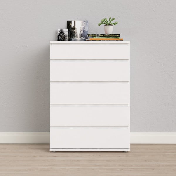 Bílá vysoká komoda 77x107 cm Nova – Tvilum-image-4