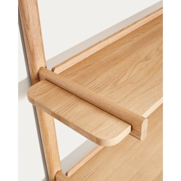 Modulární policový systém z dubového dřeva v přírodní barvě 90x98 cm Sitra – Kave Home-image-4