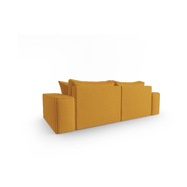 Žlutá pohovka 212 cm Mike – Micadoni Home-image-3
