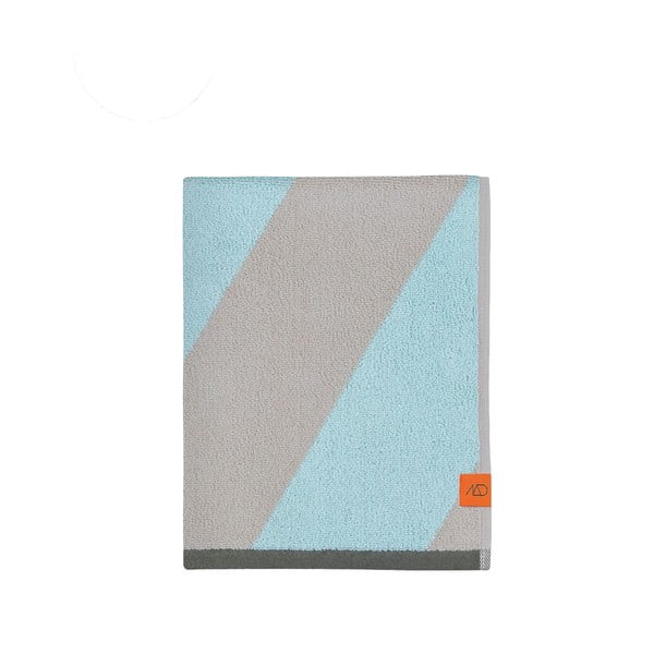Froté ručníky z bio bavlny v mentolové barvě v sadě 2 ks 40x55 cm Diagonal – Mette Ditmer Denmark