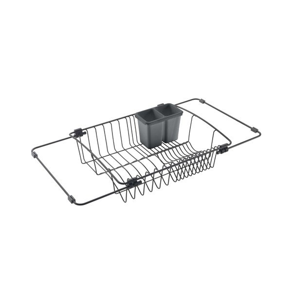 Matně černý ocelový odkapávač Lava – Metaltex