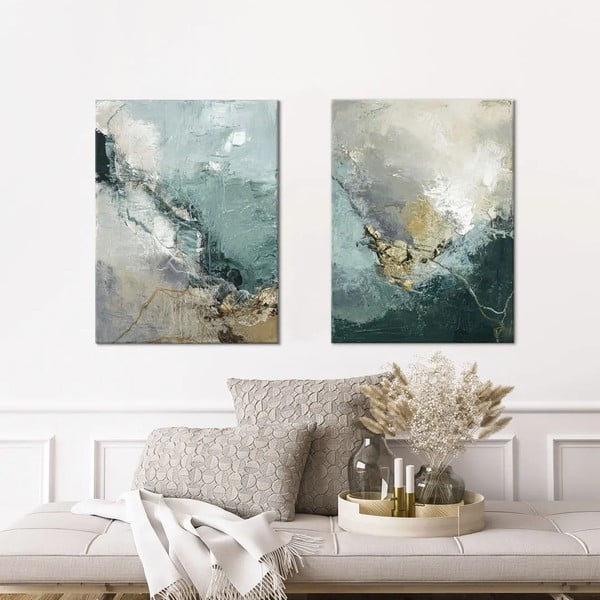 Obraz s ručně malovanými prvky na plátně 60x80 cm Downhill – Malerifabrikken-image-2