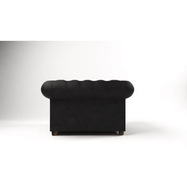 Černé sametové křeslo Cambridge – Ropez-image-2