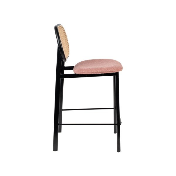 Černá/světle růžová barová židle 94 cm Spike – Zuiver-image-3