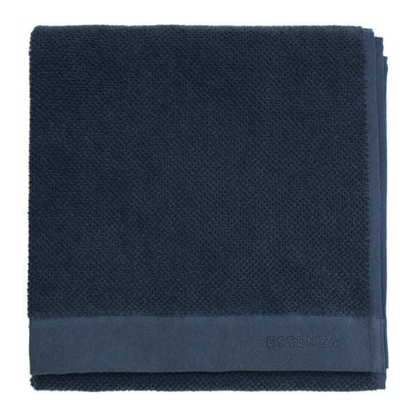 Tmavě modrý ručník Essenza Connect, 50 x 100 cm