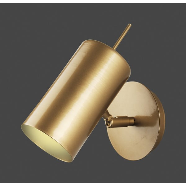 Nástěnné svítidlo ve zlaté barvě Squid Lighting Geo, výška 23 cm-image-1