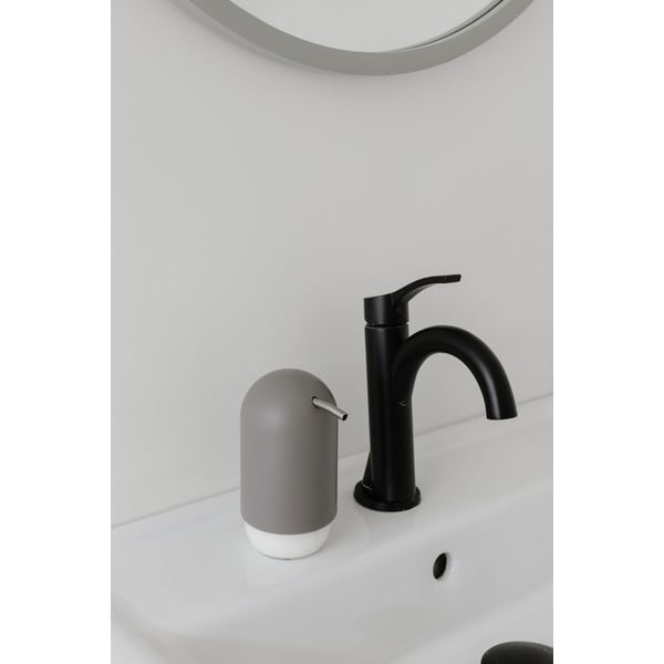 Šedý plastový dávkovač mýdla 230 ml Touch – Umbra-image-4