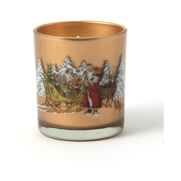Svíčka ve zlaté barvě s vánočním motivem Villeroy & Boch Santa
