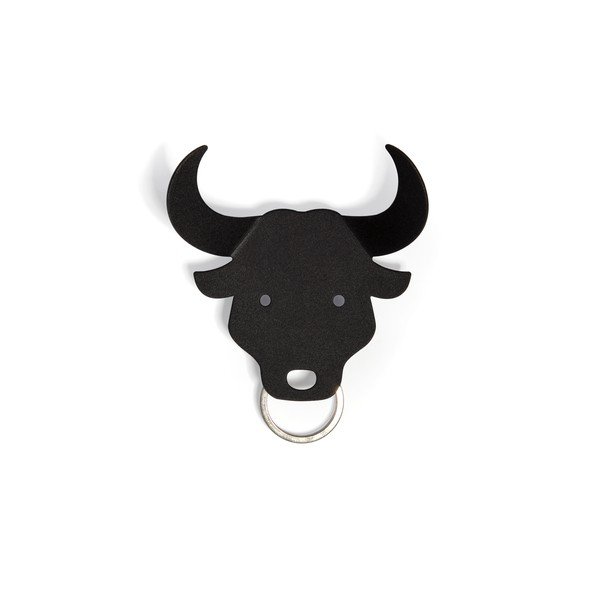 Věšák na klíče Bull, černý-image-1