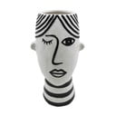 Černo-bílá porcelánová váza Mauro Ferretti Face
