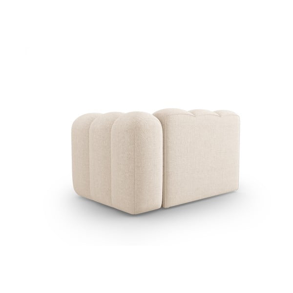 Krémový modul pohovky (pravý roh) Lupine – Micadoni Home-image-4