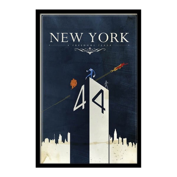 Plakát New York, 35x30 cm