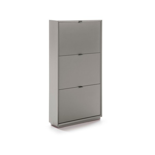 Šedý botník se 3 zásuvkami Marckeric Luka