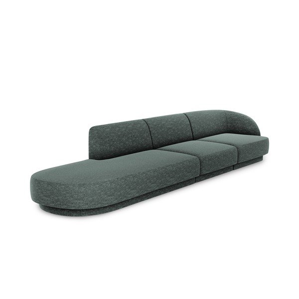 Tmavě zelená pohovka 302 cm Miley – Micadoni Home-image-3