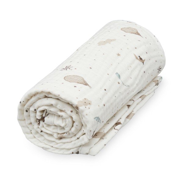 Slonovinová dětská deka z Bio bavlny 100x100 cm Dreamland – Cam Cam Copenhagen