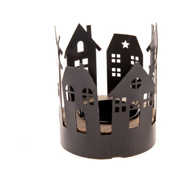 Kovový svícen s vánočním motivem Houses – Dakls