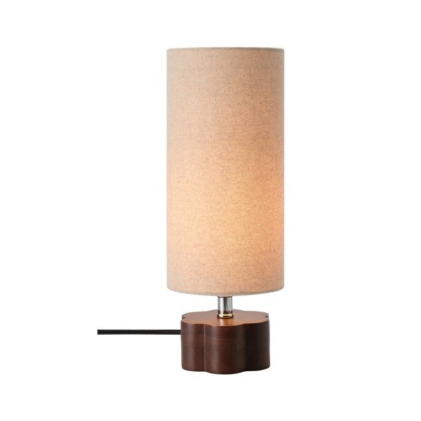 Hnědá/béžová lněná stolní lampa (výška 33,5 cm) Joline – Ellos Home-image-3