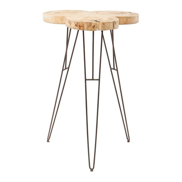 Barový stolek z borovicového dřeva Kare Design Wild Nature