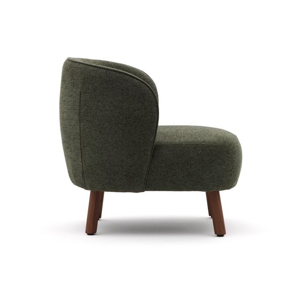 Khaki žinylkové křeslo Ulit – Kave Home-image-4