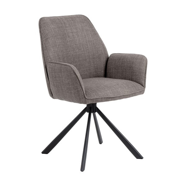 Světle šedá čalouněná jídelní křesla v sadě 2 ks s područkami Glenda – Actona