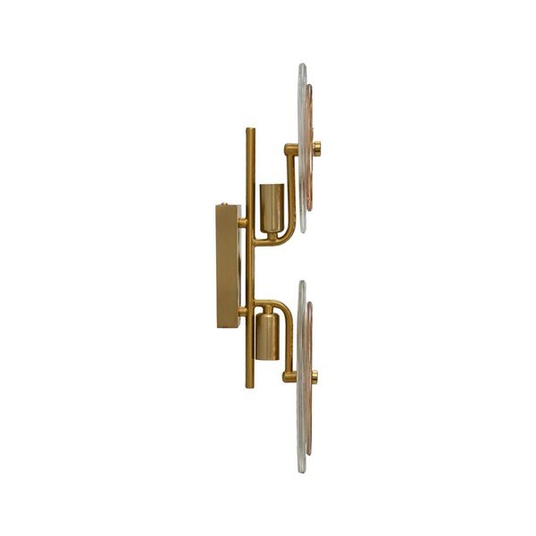 Skleněné nástěnné svítidlo ve zlaté barvě Venice – Mauro Ferretti-image-2