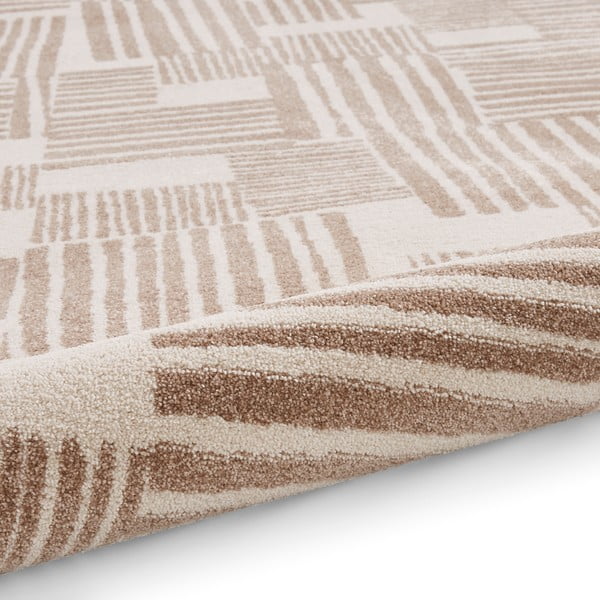 Světle hnědý koberec 160x230 cm Blocks – Catherine Lansfield-image-3
