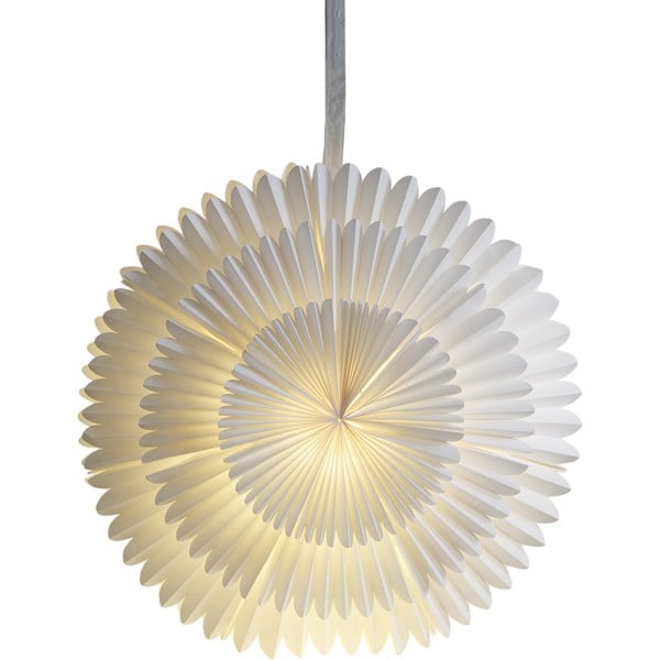 Bílá vánoční světelná dekorace ø 50 cm Frost - Star Trading