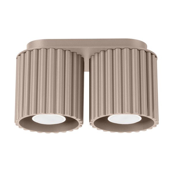 Taupe kovové bodové svítidlo 10x21 cm Zora – Sollux