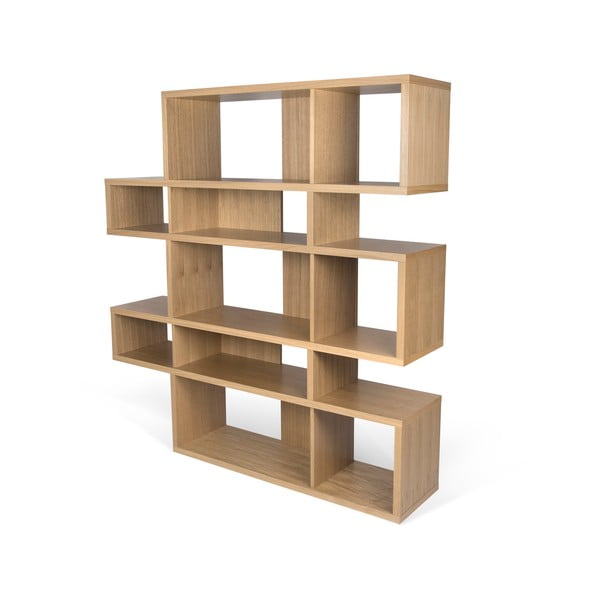 Knihovna v dubovém dekoru TemaHome London, 34 x 160 cm-image-3