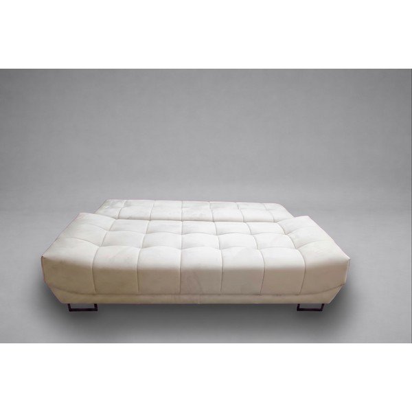 Béžová sametová rozkládací/s úložným prostorem pohovka 215 cm Cirrus - II. jakost – Windsor & Co Sofas-image-3