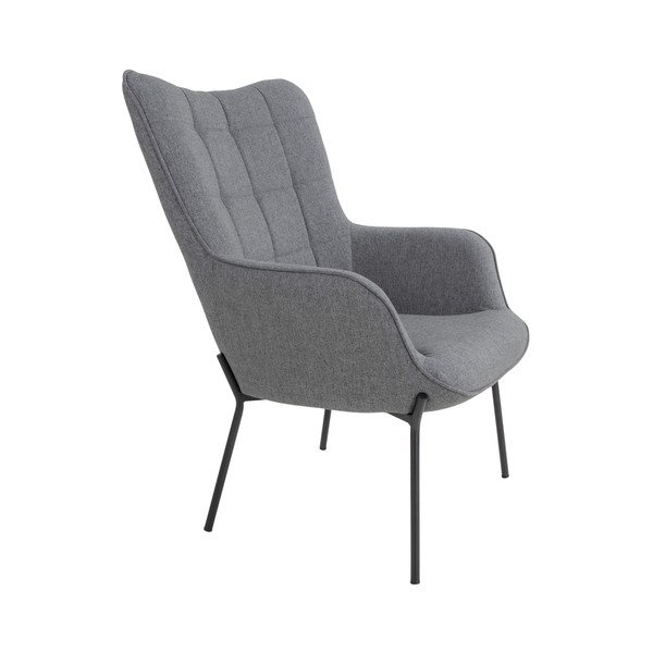 Šedé křeslo House Nordic Glasgow-image-2