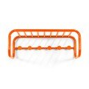 Oranžový kovový nástěnný věšák s poličkou 72 cm Retro – Spinder Design