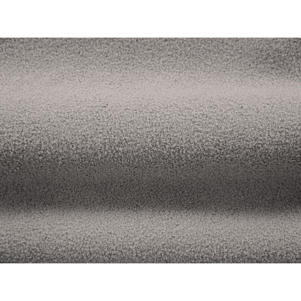 Světle šedý taburet z textilie bouclé Jenny – Micadoni -image-2