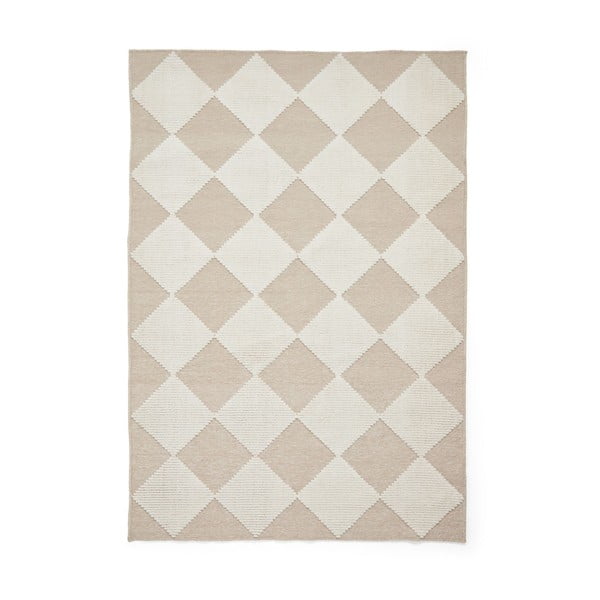 Bílo-béžový pratelný koberec 160x230 cm Lyna Beige&White – Think Rugs