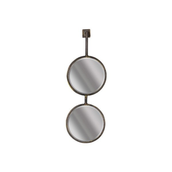 Dvojité kulaté nástěnné zrcadlo BePureHome Chain, délka 58 cm