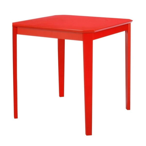 Červený jídelní stůl Støraa Trento, 76 x 75 cm