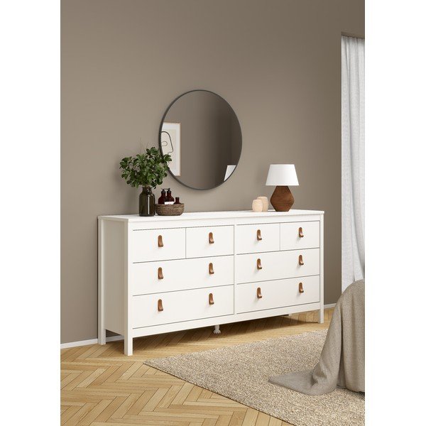 Bílá nízká komoda 159x80 cm Madrid – Tvilum-image-4