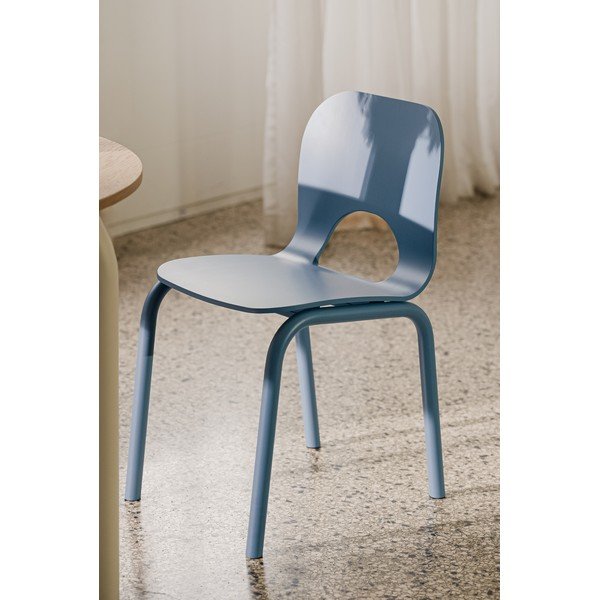 Modrá jídelní židle Atto – noo.ma-image-1