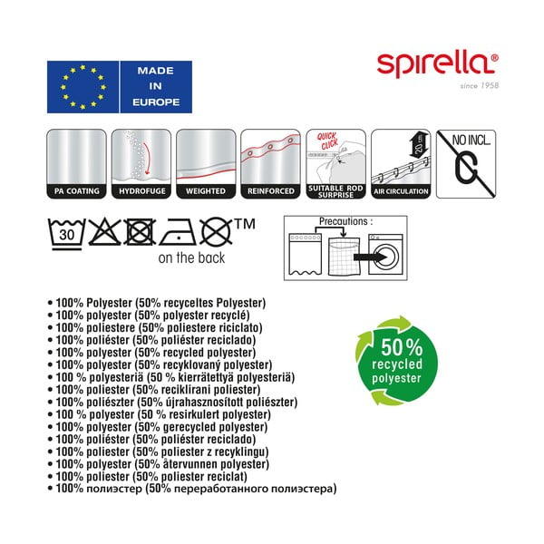 Sprchový závěs 180x200 cm Baigneuses – Spirella-image-4