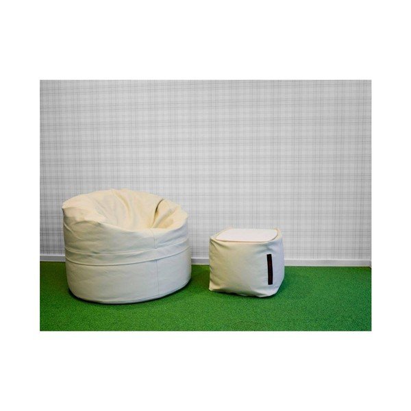 Hnědý sedací puf vhodný i do exteriéru Pusku pusku Roll-image-2