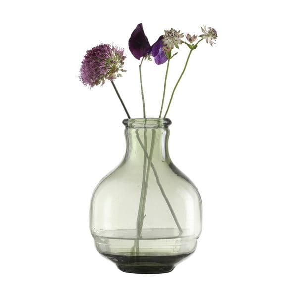 Zelená průhledná váza A Simple Mess Vera