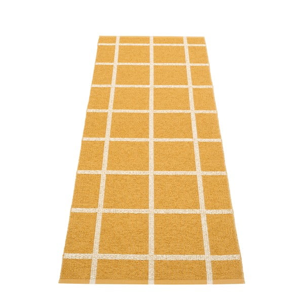 Okrově žlutý vnitřní a venkovní běhoun 70x225 cm Ada Ochre – Pappelina