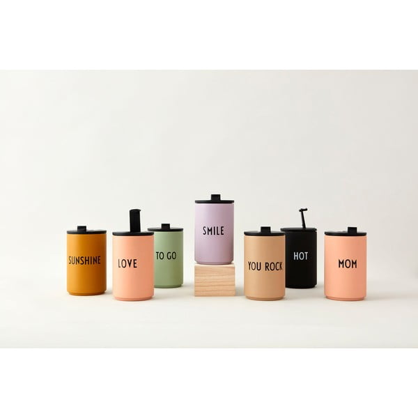 Růžovo-béžový termo hrnek 350 ml Mom – Design Letters-image-3