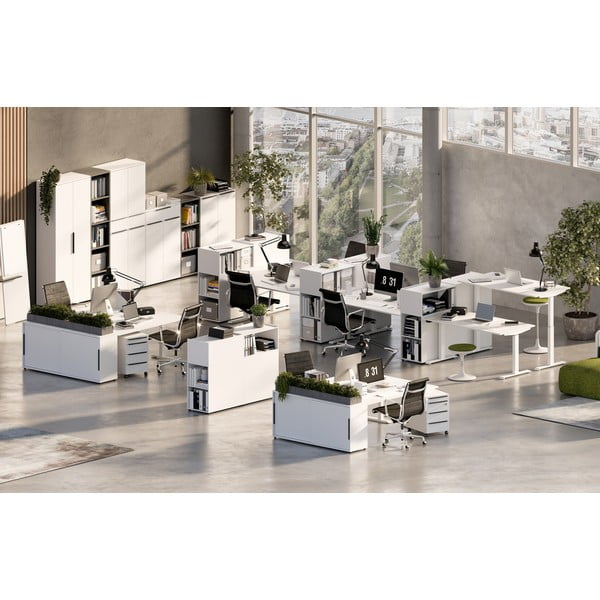 Pracovní stůl s nastavitelnou výškou 80x120 cm Mailand – Germania-image-1