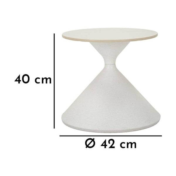 Kulatý odkládací stolek s keramickou deskou ø 45 cm Fush – Mauro Ferretti-image-3