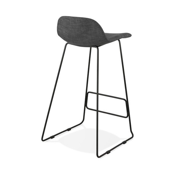 Tmavě šedá barová stolička Kokoon Vancouver, výška sedu 76 cm-image-3
