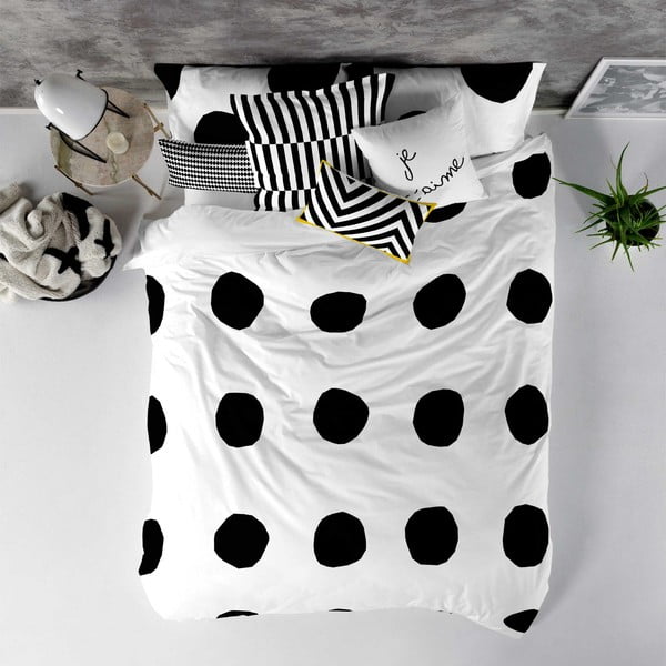 Bavlněný povlak na peřinu Blanc Dot, 200 x 200 cm-image-3